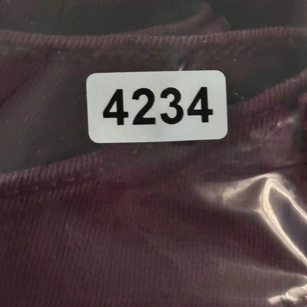 7 For All‎ Mankind The Ankle Skinny Jeans Maroon Burgundy Raw Hem Size 26 Womens